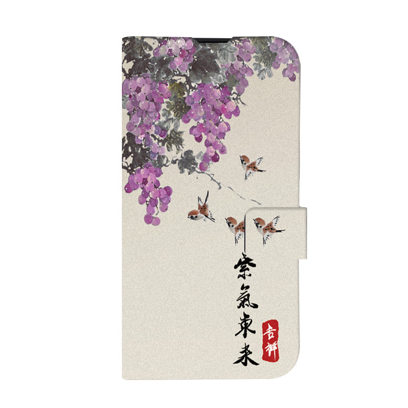 适用华为nova15手机壳国风画翻盖