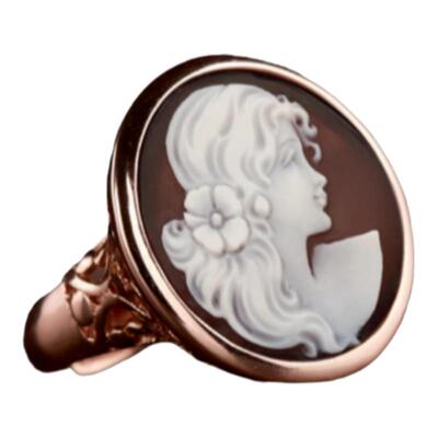 CAMEO意大利中古珠宝首饰madame deco吊坠项链耳环戒指胸针贝雕