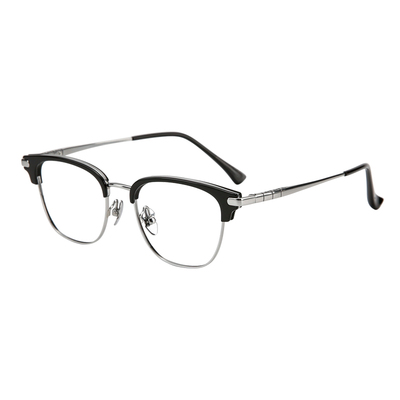 木川140MM眼镜男近视超轻纯钛