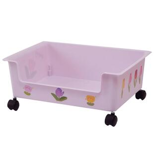 默默爱 桌下书包置物架可移动滑轮书本收纳小推车学生书桌办公室