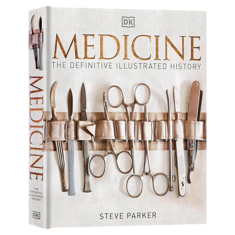 DK百科全书 医学百科 Medicine The Definitive Illustrated History 进口英文原版  图解医学史图解图鉴百科 精装