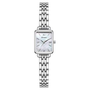 【新年礼物】古尊小方表女款手表简约复古小金表女士轻奢精致腕表