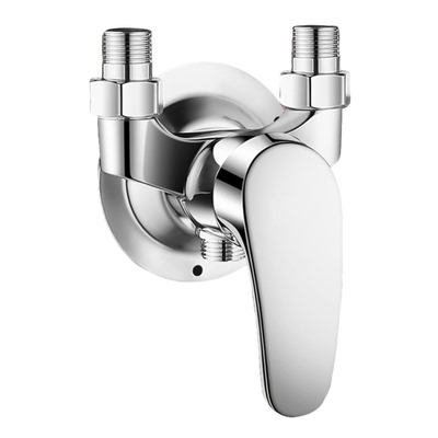 全铜明装冷热混水阀太阳能热水器