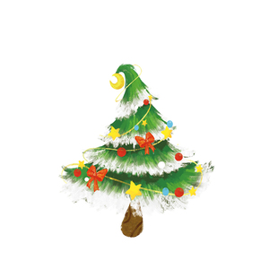 圣诞节装饰品静电贴圣诞树窗户橱窗贴玻璃门贴纸商场场景布置挂件