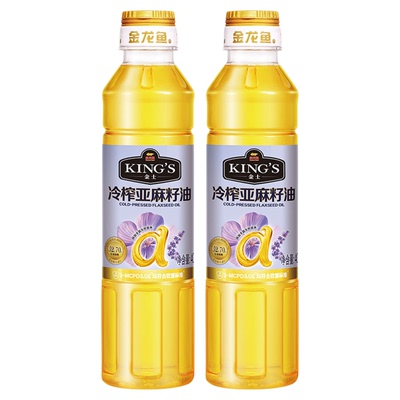 金龙鱼KING'S冷榨亚麻籽油食用油