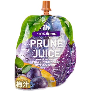 ih西梅汁纯西梅饮0添加非浓缩汁减大餐救星肥排0脂澳大利亚旗舰店