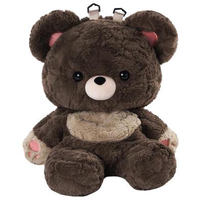 古力毛绒双肩背包玩偶书包lolita