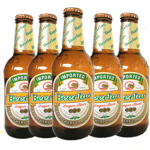 新货老挝进口黄啤酒beerlao 330ml12瓶装整箱 韵达快递破损包赔