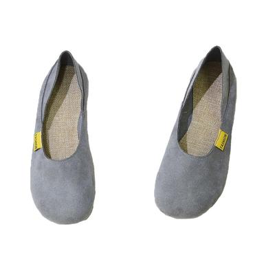 平底豆豆鞋休闲软底乐福鞋包邮