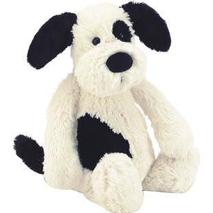 英国Jellycat拉弗荻小狗毛绒玩具玩偶黑白海盗狗公仔