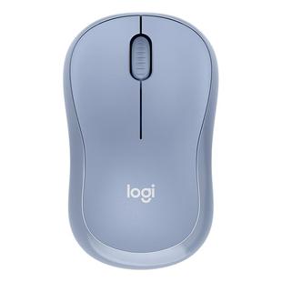 罗技M221无线轻音鼠标办公蓝粉绿白女生小巧时尚可爱M220拆包可保