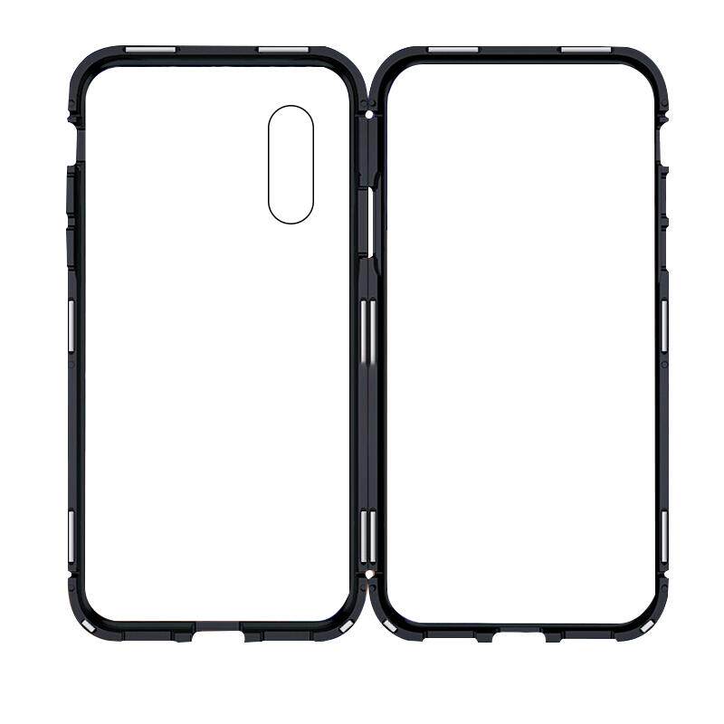 适用苹果11手机壳iPhone11Pro Max全包磁吸Xs透明玻璃Max网红XR万磁王
