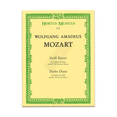 莫扎特12首弦乐二重奏KV487