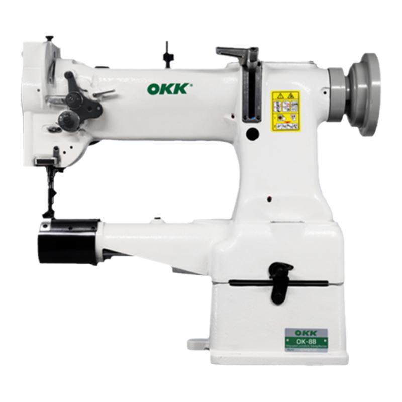 OKK8B大嘴筒型高头车同步高车缝纫机箱包皮革厚料床垫边围机脚垫
