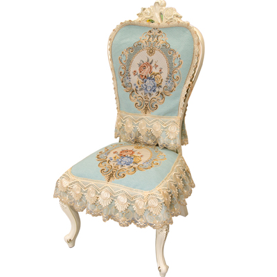 欧式雪尼尔防滑椅垫桌布套装