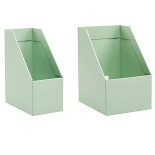 多件纸质书立盒家用书桌学生书架桌面学习用品书本文件收纳盒纸盒