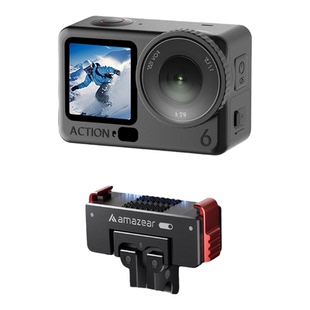 Amazear适用大疆Action6/5pro/4旋转磁吸快拆底座Nano配件Acepro2