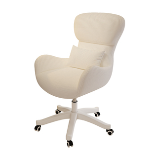 奶油风化妆凳2024新款梳妆台凳子女生卧室网红靠背化妆椅高级感