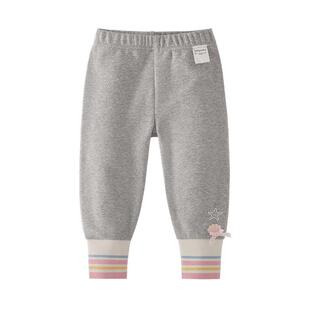 女童裤子春季小宝宝束脚裤中小童春装2026新款外出长裤儿童打底裤