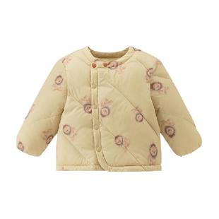 乖奇熊儿童三防羽绒服秋冬季男女宝宝保暖短款外套婴幼儿外出上衣