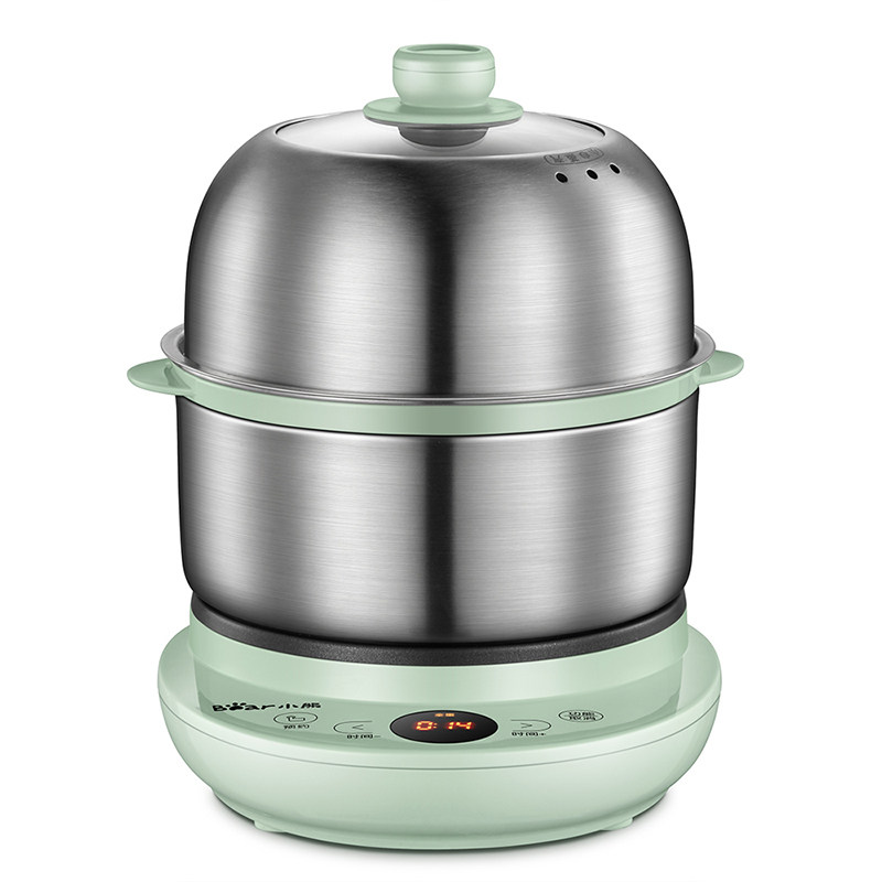 小熊煮蛋器自动断电双层蒸蛋器定时家用小型迷你鸡蛋羹神器早餐机