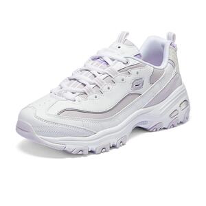 Skechers斯凯奇蕾丝熊二代欧根纱运动鞋春女鞋厚底增高拼色老爹鞋