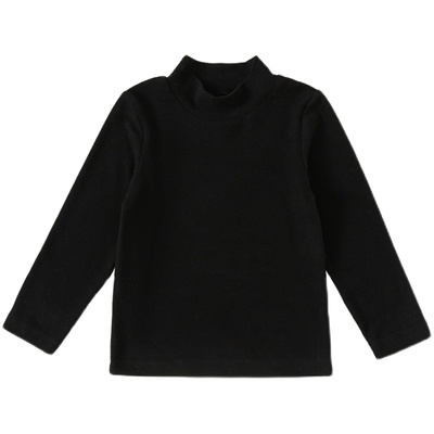 INSbobo纯色半高领打底衫秋冬