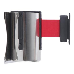 一米线栏杆带头护栏杆座隔离带警戒线伸缩头配件挂壁式靠墙固定式