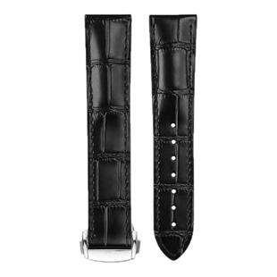 适用于欧米茄海马150表带真皮海马300 600原装折叠扣超霸皮带男20