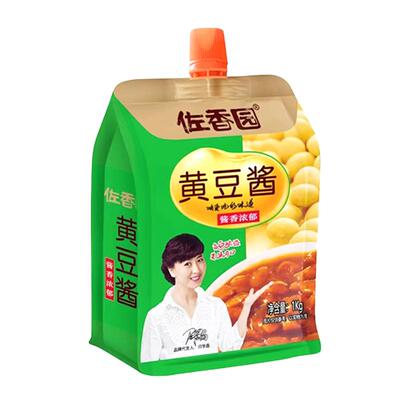 佐香园黄豆酱1kg*2袋挤挤装