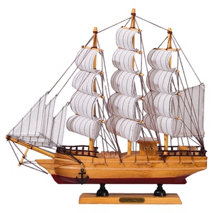 帆船摆件一帆风顺模型客厅家居装饰酒柜玄关书架办公室工艺品摆设