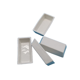 陶瓷舟灰分皿耐高温耐腐蚀马沸炉燃烧舟煤质分析测硫定硫仪瓷方舟