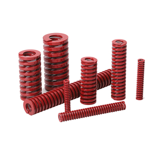 模具弹簧外径18-27mm进口合金钢扁线黄蓝红绿棕色强力矩形压缩簧