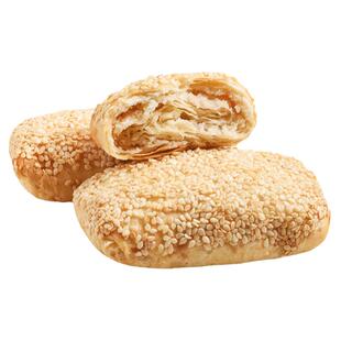 老字号江南东坡园常州特产大麻糕芝麻酥饼传统糕点甜味椒盐味馅饼