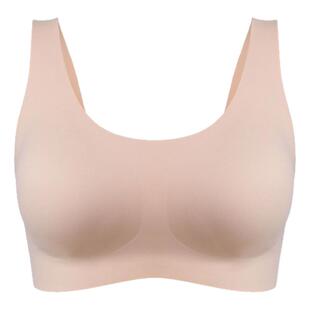 【隐形2件装】雅致高弹无尺码内衣薄款舒适无痕背心宽肩带文胸罩