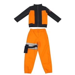 漩涡鸣人衣服 火影忍者naruto costume鸣人cosplay成人儿童亲子装