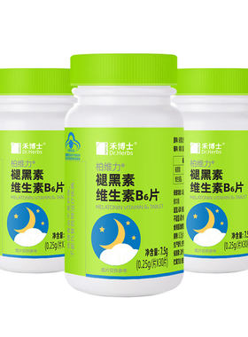 禾博士褪黑素B6片改善睡眠