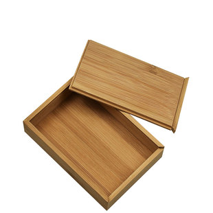 环保竹木盒定做茶叶茶砖包装木盒长方形竹制抽屉盒抽拉盖木盒定制