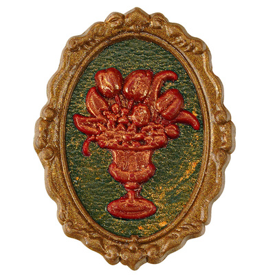 羽墨文黄铜印章原创设计深度浮雕