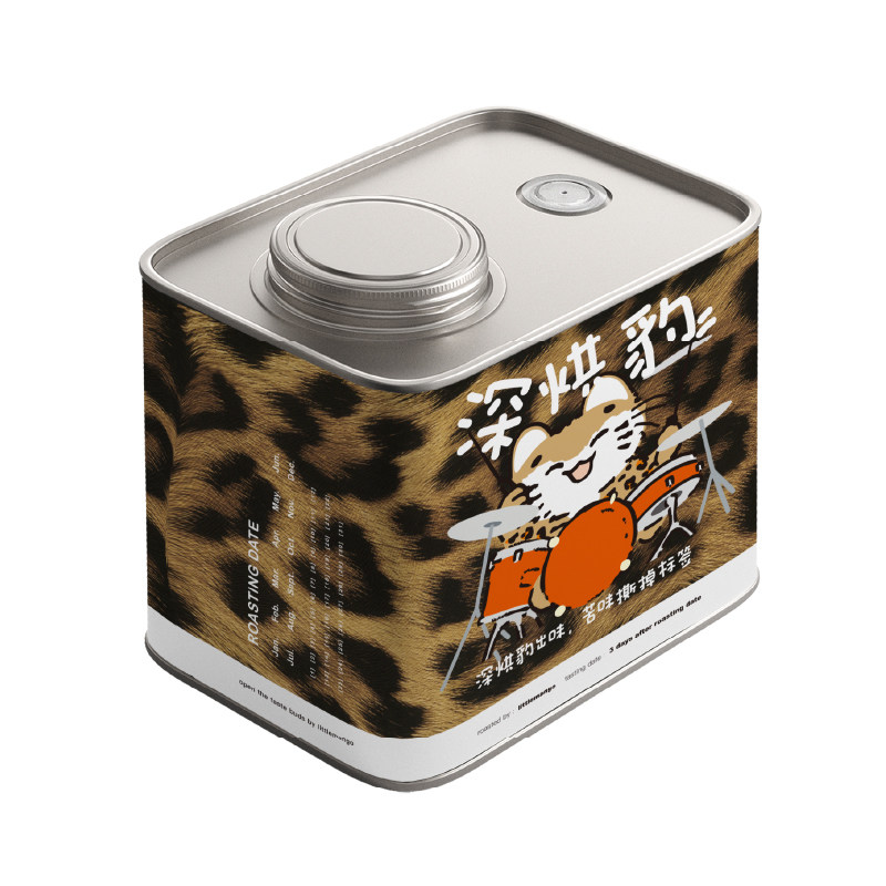 littlemango深烘豹soe曼特宁意式浓缩美式拿铁油脂丰富新鲜咖啡豆