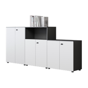 办公柜矮柜隔断柜边柜侧柜茶水柜打印机柜文件柜带密码锁储物柜