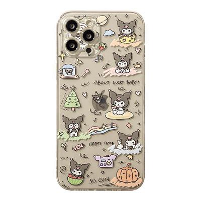 benefit可爱涂鸦库洛米17pro16适用于iphone15promax苹果15PRO手机壳13新款14套12创意11透明xsmax硅胶xr防摔