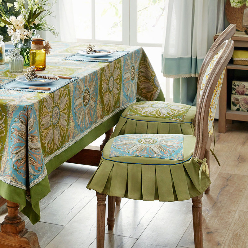 新款MR1YMR1Y玫瑰眼坐垫椅垫中式美式欧式椅子套凳子餐椅套罩设计