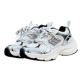 儿童运动鞋2026春秋新款女童老爹鞋轻便透气网面大童男童宝宝鞋子