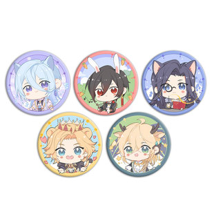 时空中的绘旅人艾因叶瑄路辰罗夏司岚卡通马口铁吧唧谷子胸章定制