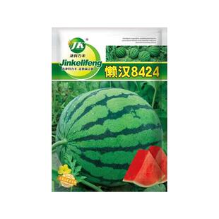 津科力丰懒汉8424西瓜种子早佳麒麟瓜水果种籽早熟抗裂超甜孑籽种