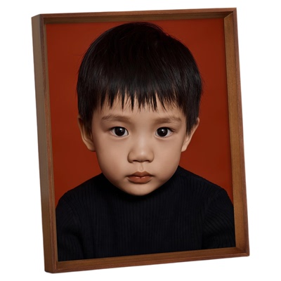 高级感实木照片相框摆台洗照片