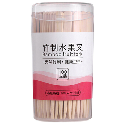 唐宗筷水果叉无漆无蜡竹制加厚型