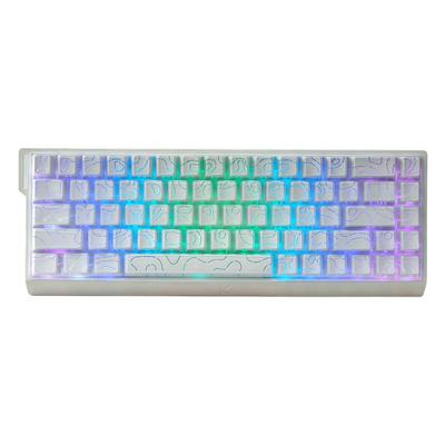 适用68键盘膜60键盘保护膜68配列60%迈从wooting魔导士Ace狼蛛Hero68HE60Win美加狮MAD魔极客MelGeek60Fun61