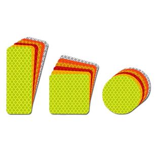 3m反光贴摩托车电动车自行车身汽车贴防撞夜间荧光反光条头盔贴纸